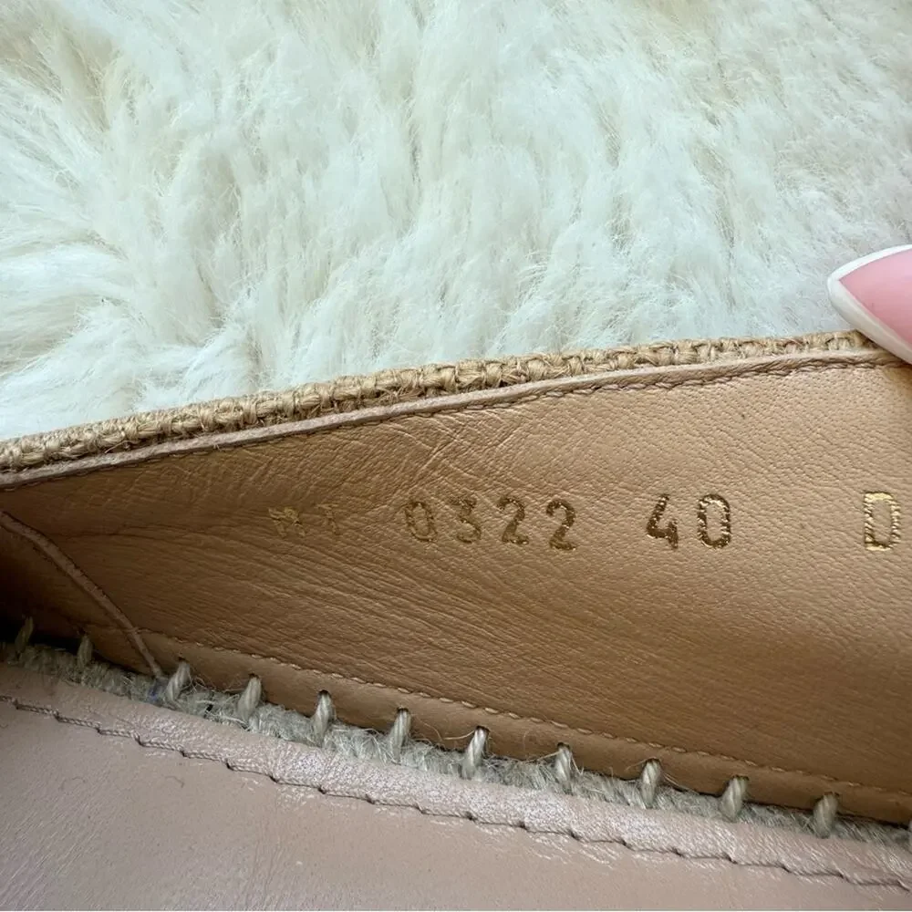 NEW!! Christian Dior Granville Beige Union Espadrilles size 40 EU Retail 850$